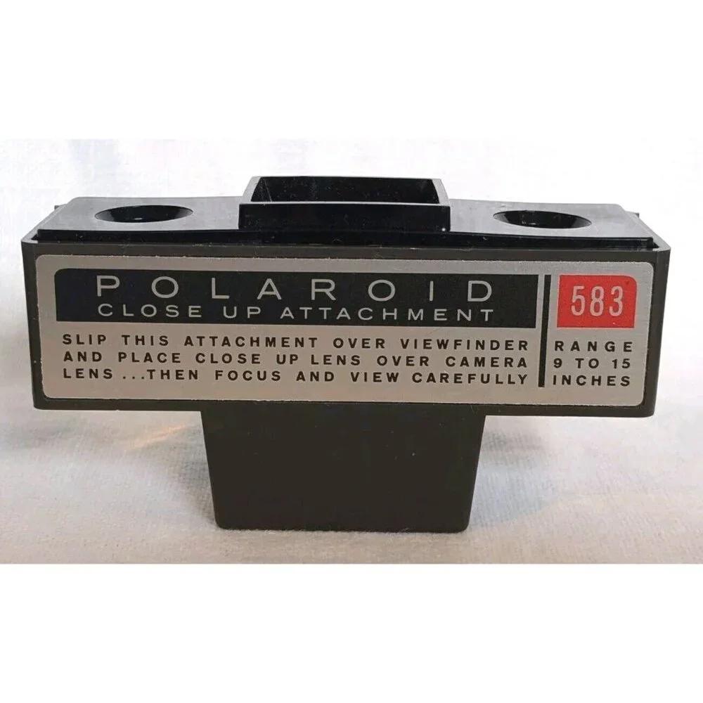 Polaroid Close Up Kit #583 Attachment For Color Pack Cameras Accessory Lens Vtg